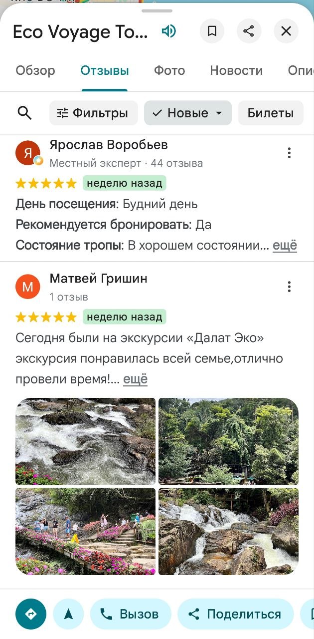 Отзыв туриста об Эко Вояж